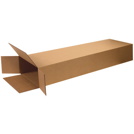 Side Loading Boxes - Kraft - 14 in. x 4 in. x 68 in. - Pack of 25 - Heavy-Duty Design