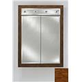 Afina Corporation DD-LC2434RARLHO 24 in.x 34 in.Recessed Double Door Cabinet with Contemporary Lights - Arlington Honey Afina Corporation DD-LC2434RARLHO 24 in.x 34 in.Recessed Double Door Cabinet with Contemporary Lights - Arlington Honey