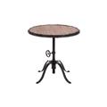 A nation 51836 Metal Wood Round Table 30 in. H 30 in. W Accent Collection A nation 51836 Metal Wood Round Table 30 in. H 30 in. W Accent Collection
