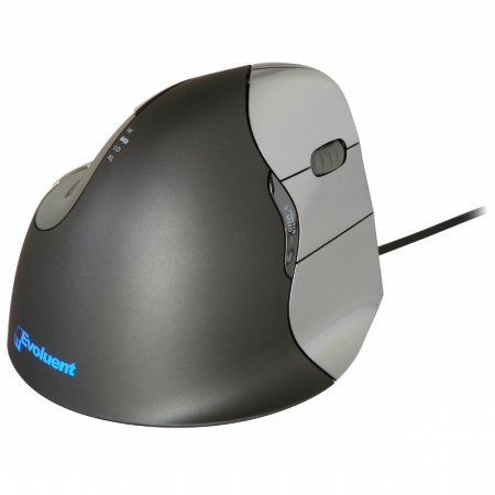 Evoluent VM4R Mouse VerticalMouse 4 Right USB 6 Button Brown Box