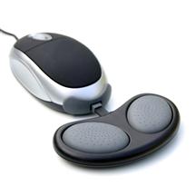 Picture of Califone-Ergoguys HM68947 Mousebean Ergonomic Handrest - Black-Grey