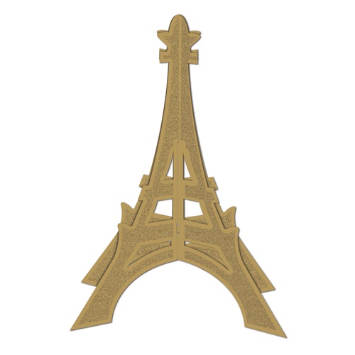 Picture of Beistle 54482 Glittered 3-D Eiffel Tower Centerpiece - Pack of 12