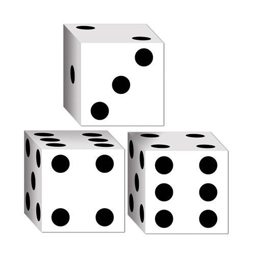 Picture of Beistle 54129 Dice Favor Boxes - Pack of 12
