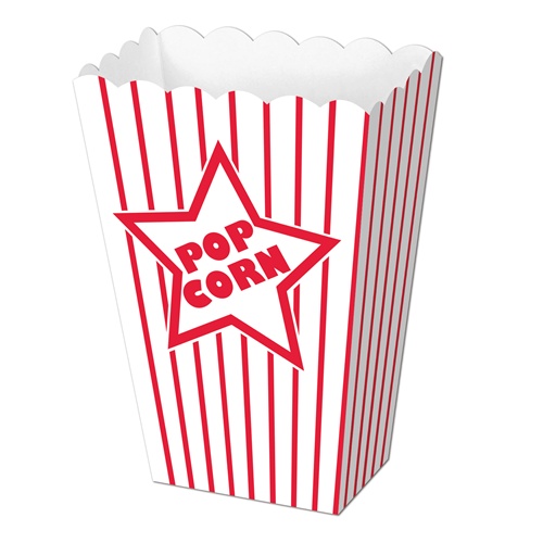 Picture of Beistle 57450 Paper Popcorn Boxes - Pack of 12