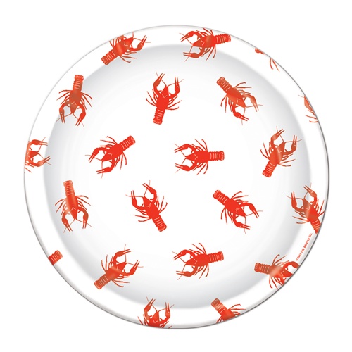 Picture of Beistle 58026 Crawfish Luncheon Plates - Pack of 12