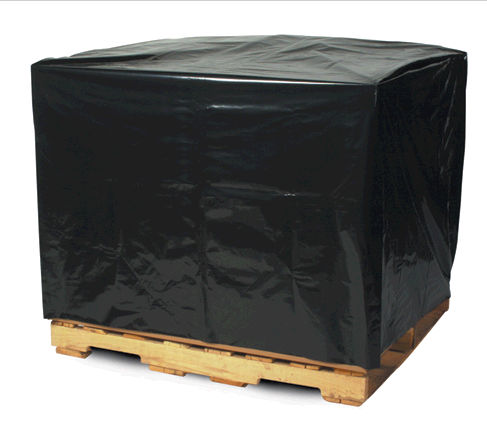 48 in. x 46 in. x 72 in. - 2 Mil Black Pallet Covers