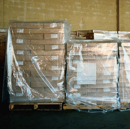 48 in. x 42 in. x 48 in. - 1 Mil - Clear Pallet Covers
