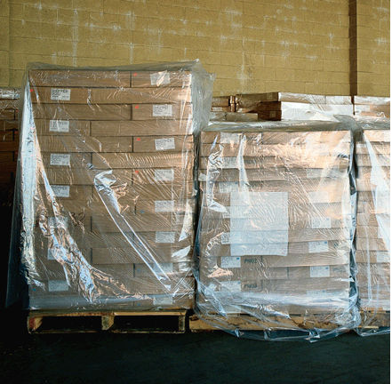 Picture of Box Partners PC508 54 in. x 52 in. x 60 in. - 1 Mil Clear Pallet Covers