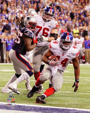 Photofile PFSAAOM24701 Ahmad Bradshaw Touchdown Run Super Bowl XLVI Poster by Unknown -8.00 x 10.00