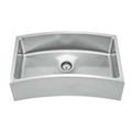 Whitehaus Collection Alfi Trade WHNAPCV3218 31.62 in. Noahs Collection Chefhaus Series single bowl front apron-undermoun Whitehaus Collection Alfi Trade WHNAPCV3218 31.62 in. Noahs Collection Chefhaus Series single bowl front apron-undermoun