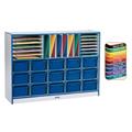 RAINBOW ACCENTS 0415JCWW114 SECTIONAL MOBILE CUBBIE Without trays - ORANGE RAINBOW ACCENTS 0415JCWW114 SECTIONAL MOBILE CUBBIE Without trays - ORANGE