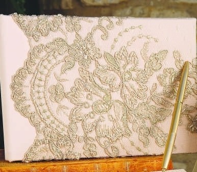 Picture of Ivy Lane Design 226A Bella Donna Guest Book - Champagne