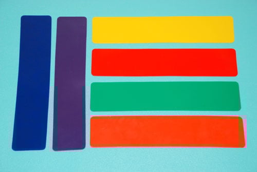 Picture of Everrich EVB-0051 Rectangle Mat - Set of 6 Colors