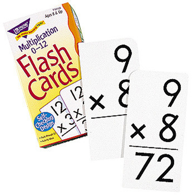 Picture of Trend Enterprises T-53105 Flash Cards Multiplication 0-12-91/Box