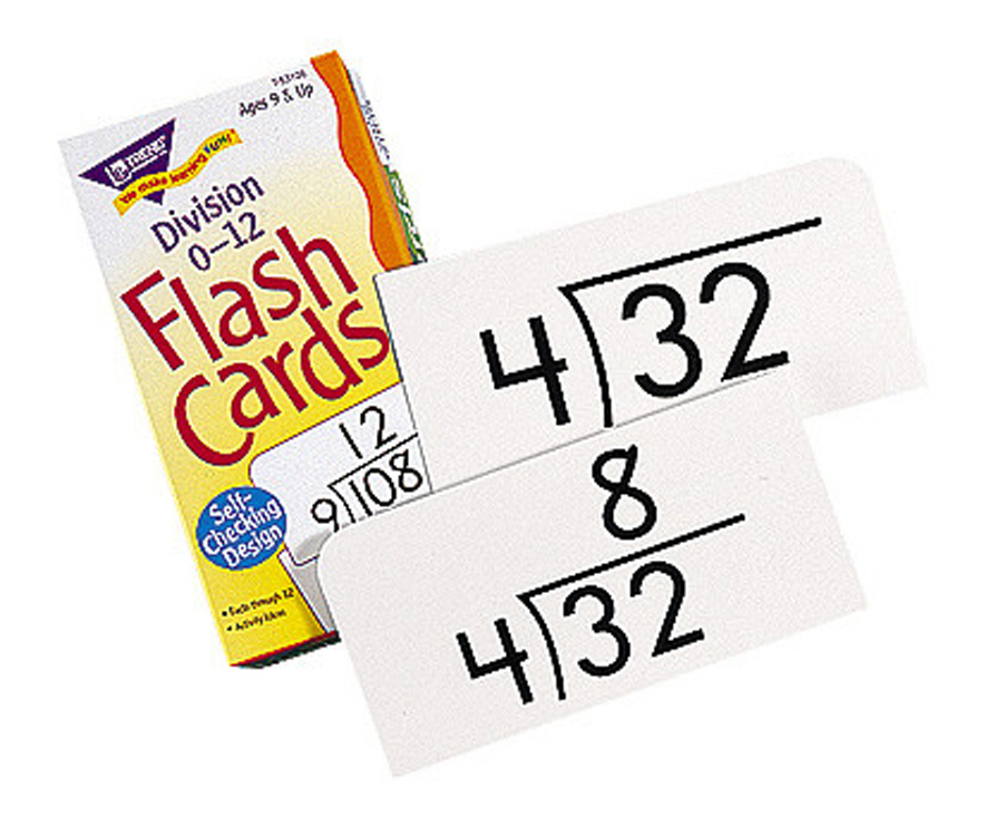 Picture of Trend Enterprises T-53106 Flash Cards Division 0-12-91/Box