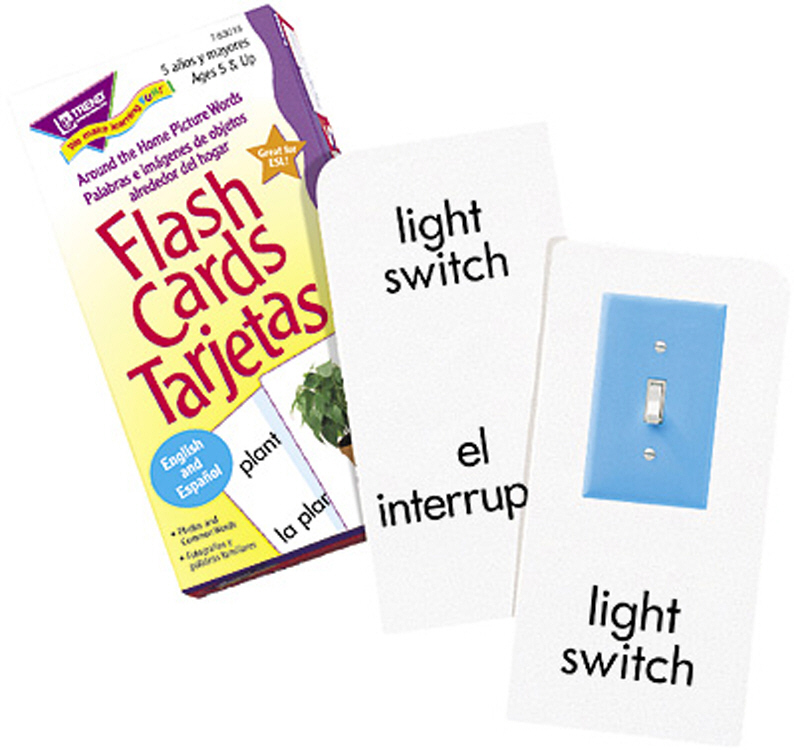 Picture of Trend Enterprises T-53015 Flash Cards Around The Home-96/Box