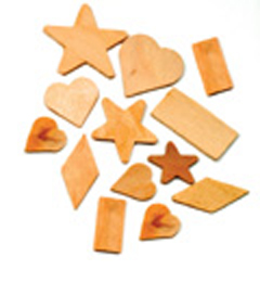 Picture of Chenille Kraft Company Ck-370001 Wooden Shapes 1000 Pieces