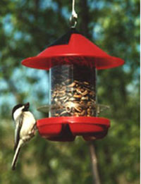Picture of Becks BECKSCKDRED Beck&apos;s Chickadee Feeder - Red