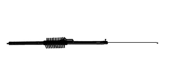 Black Open Coil High Performance Antenna
