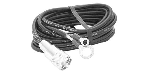 Picture of Pocomm PL12XJ 12 Coax Cable With Ring Terminals