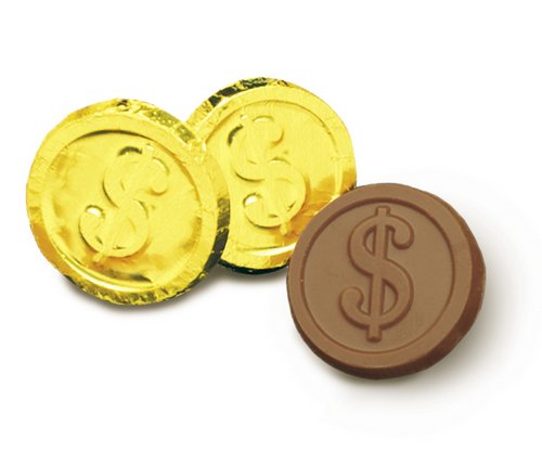 Picture of Chocolate Chocolate 325030 $ Coins - Pack of 250