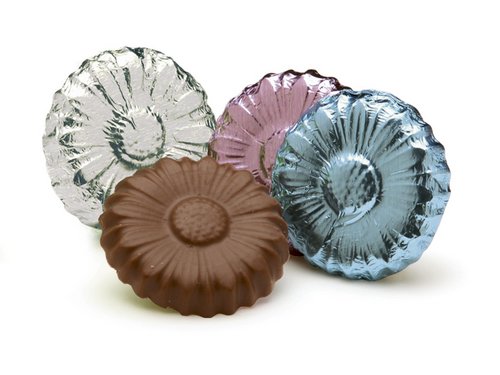 Picture of Chocolate Chocolate 325065 Foiled Flowers Assorted - Pack of 250