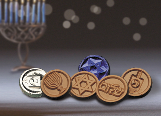 Picture of Chocolate Chocolate 325002 Happy Hanukkah Coins - Pack of 250