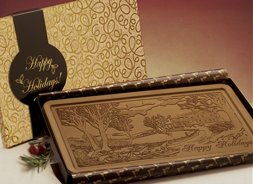Picture of Chocolate Chocolate 302260 2lb Happy Holidays Bar - Pack of 5