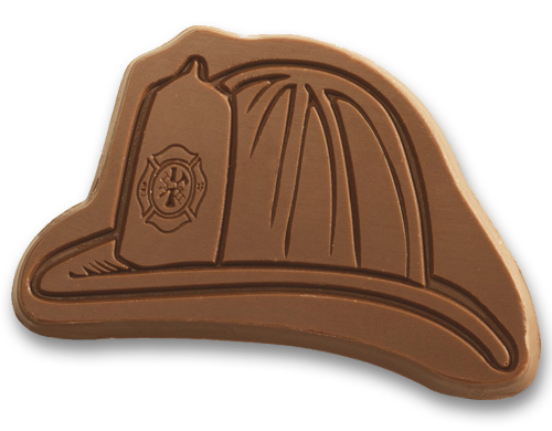 Picture of Chocolate Chocolate 300306 Fire Hat - Pack of 50