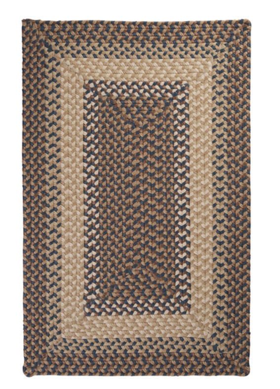 Rug TB09R024X120R Tiburon - Stone Blue 2 in. x 10 in. Braided Rug -  Colonial Mills