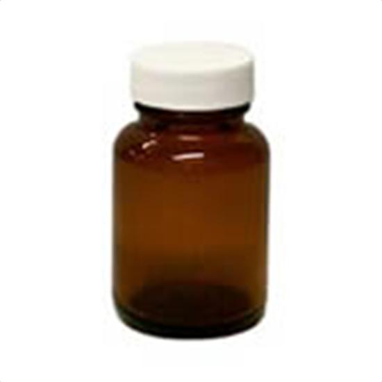 Picture of 2 oz. Round Amber Spice Jar with Cap 12 count 6049