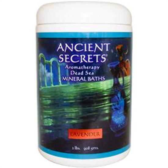 Picture of Ancient Secrets Lavender Aromatherapy Dead Sea Mineral Bath 2 lb. jar 209914