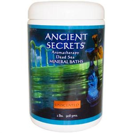 Picture of Ancient Secrets Unscented Aromatherapy Dead Sea Mineral Bath 2 lb. jar 209916