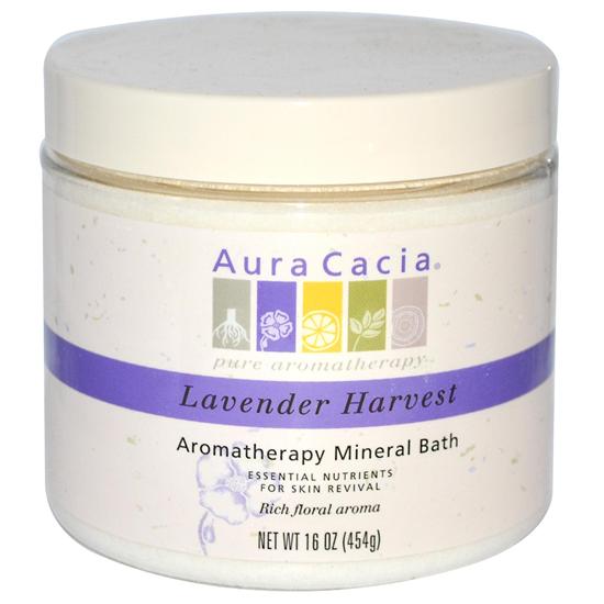 Picture of AURA(tm) Cacia Relaxing Lavender  Aromatherapy Mineral Bath  16 oz. jar 188617