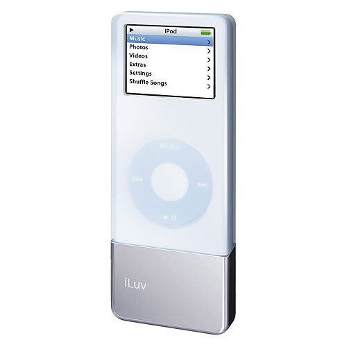 i601WHT 37hr Maximum iPod Nano Battery and Skin  White
