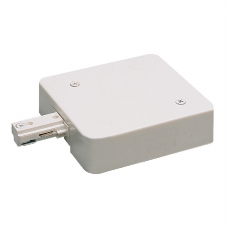 Nora Lighting NT-348W END FEED-T-BAR-W-LIVE END-WHIT