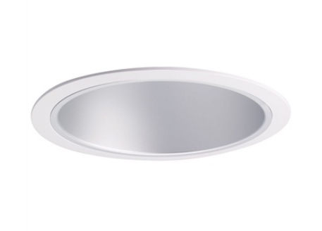 6-Inch Reflector Trim - Haze with White Ring - Damp Location Rated