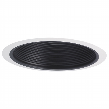 6 in.,STEPPED BAFFLE,B,WHITE RING