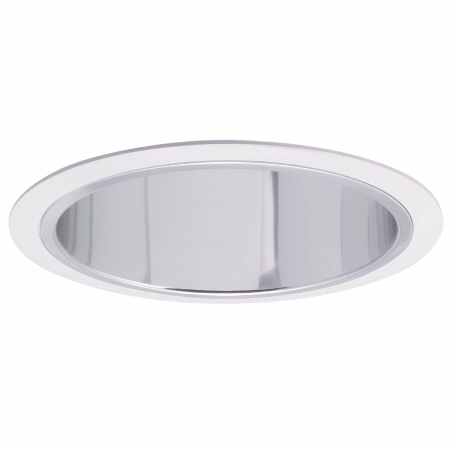 6 in.,REFLECTOR,CHROME,WHITE RING