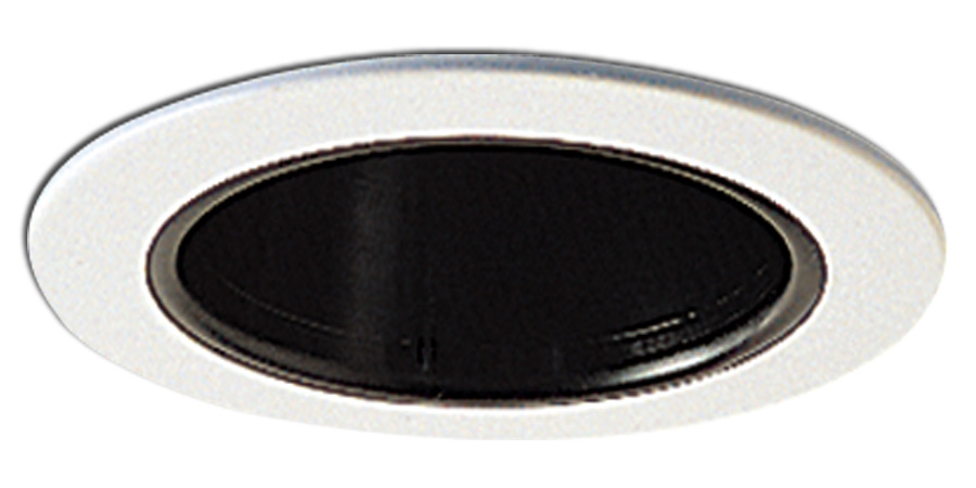 Picture of Nora Lighting NL-413 4 in.-LV-REF.-BLACK-WHITE RING