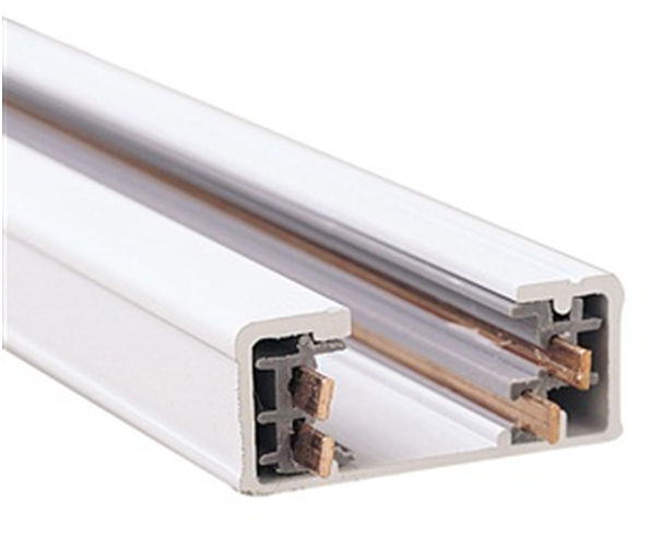 Nora Lighting  4 ft. Two-Circuit Track System - White