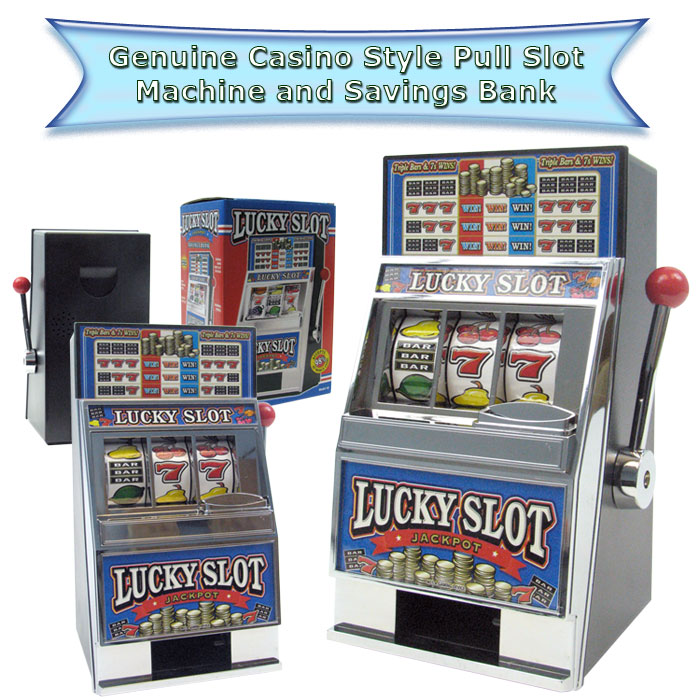 Picture of  Lucky Slot Machine Bank - Play the Game