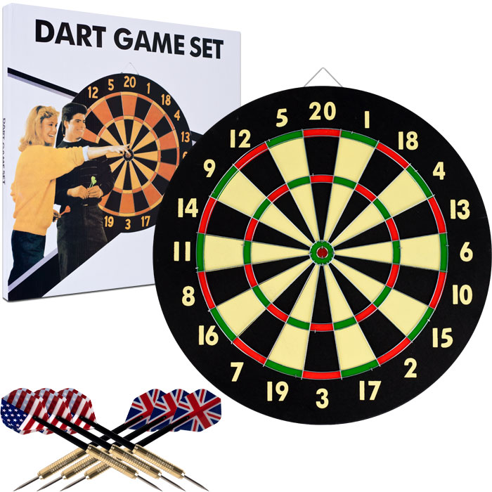 Picture of Trademark Poker TGT Dart Game Set with 6 Darts &amp; Board