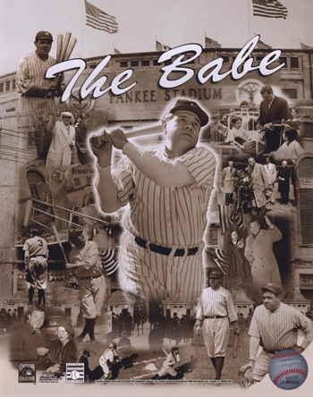 Picture of LIEBERMANS PFSAABC03301 Babe Ruth - Legends Of The Game Composite - Poster  (8x10)