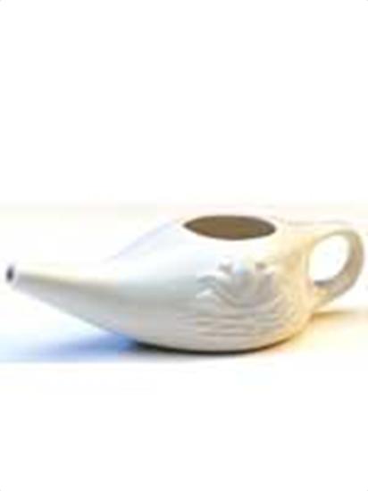 Picture of Neti Pot  Ceramic Gently cleanses the nasal passages 208393