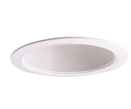 Nora Lighting NTM-41 6 in.-STEPPED BAF.W-WHITE RING