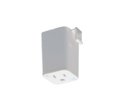 Nora Lighting NT-327W OUTLET ADAPTOR-WHITE