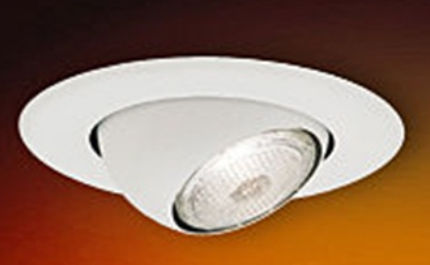 Nora Lighting NT-5070W 5 in.-EYEBALL TRIM-WHITE