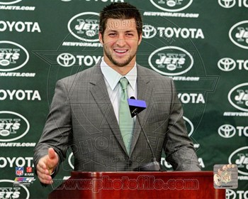 Picture of Photofile PFSAAOR00501 Tim Tebow 2012 Press Conference Photo Print (8.00 x 10.00)