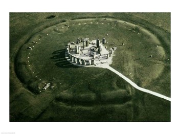Stonehenge from the air - Poster (24x18)